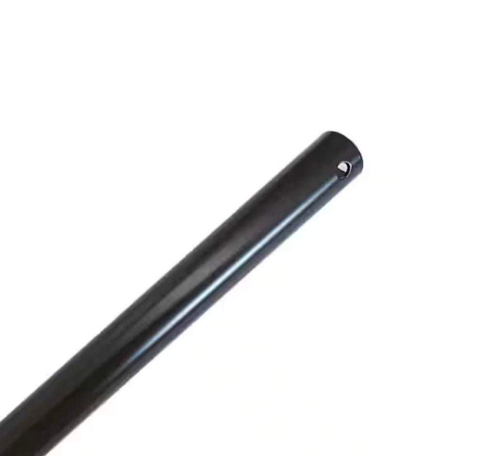 12 in. Matte Black Ceiling Fan Extension Downrod
