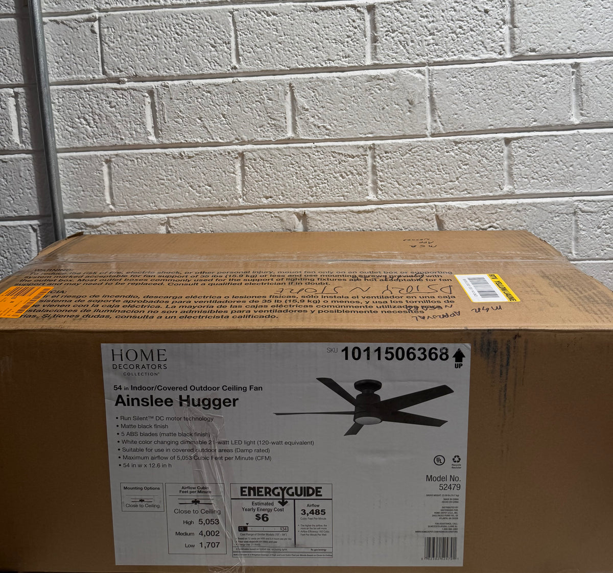 Ainslee 54 in. Indoor/Covered Outdoor ceiling fan