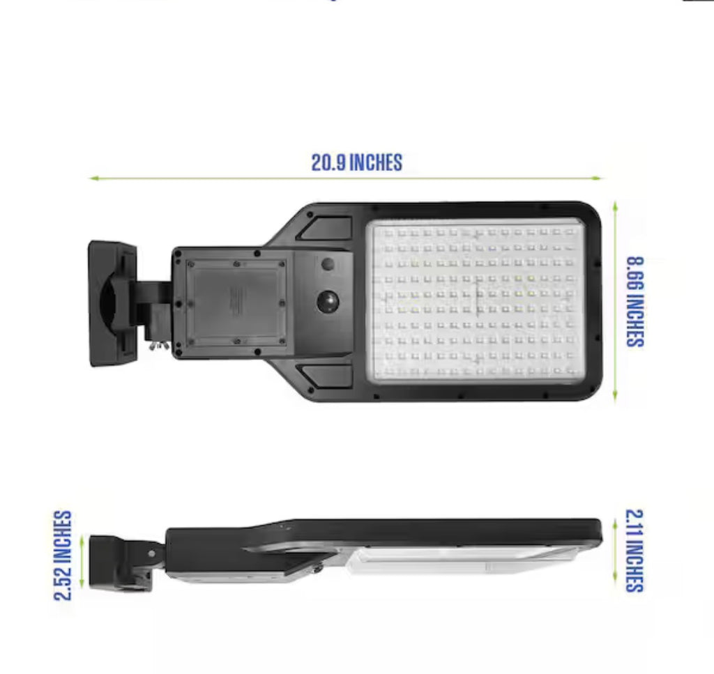 4000 Lumen Solar Dusk to Dawn LED Flood Light