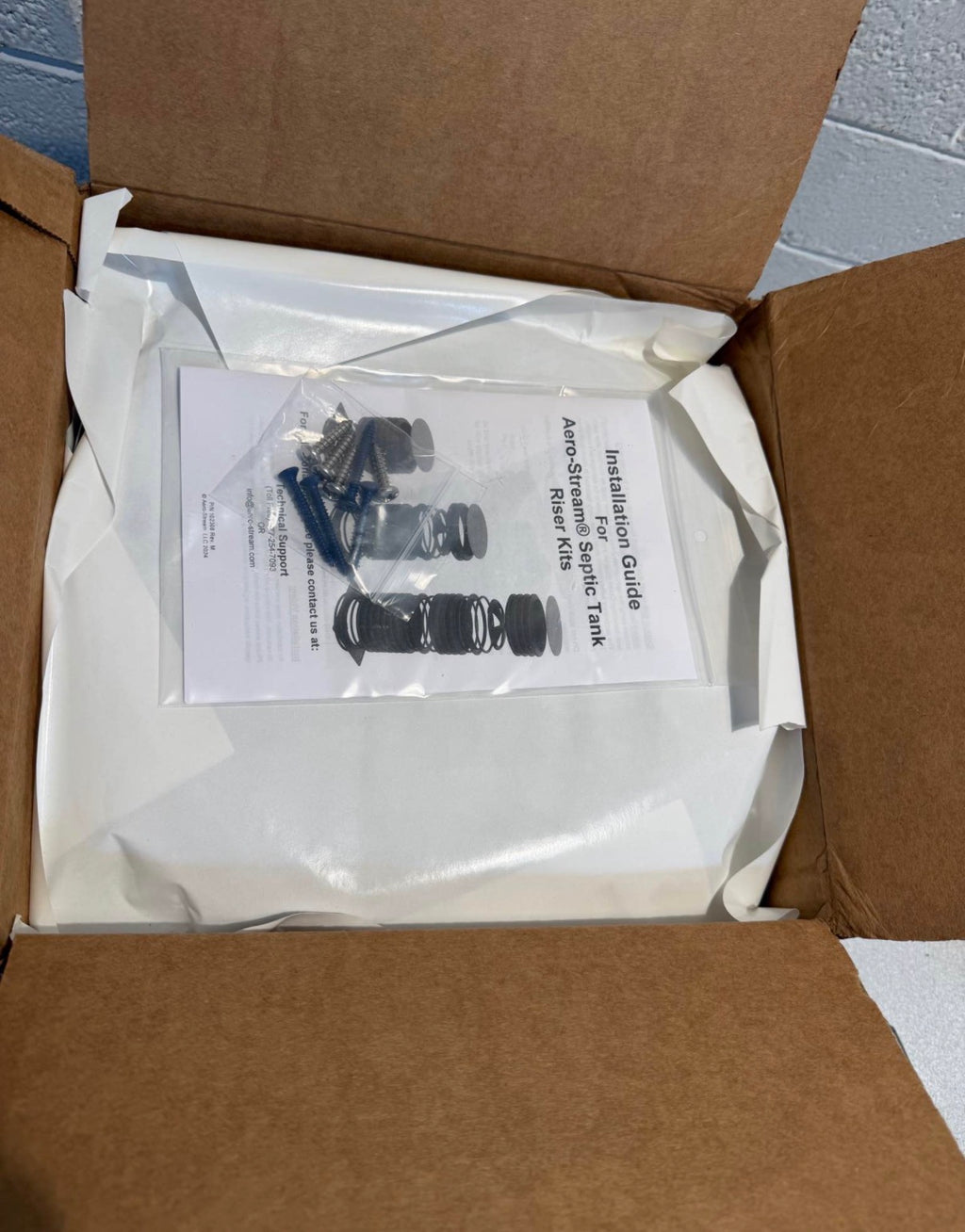 Aero-Stream  Butyl Sealant Kit ,septic tank riser kit