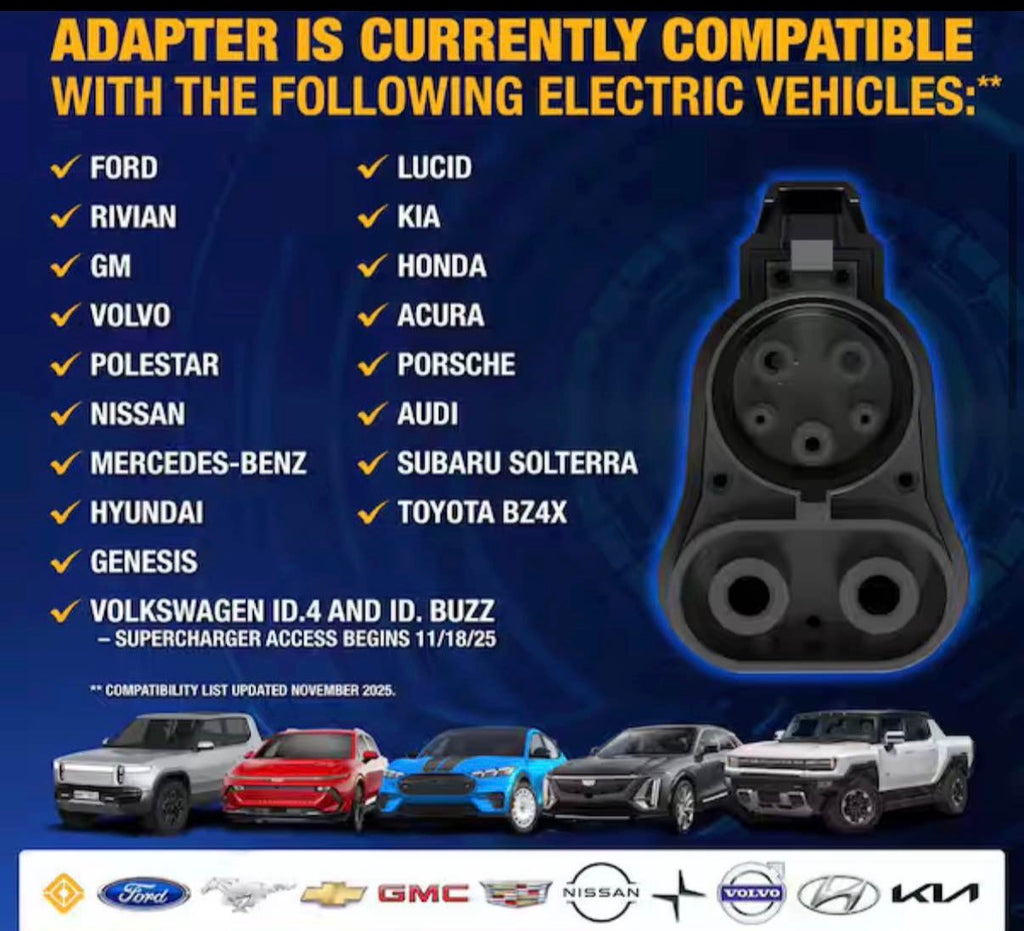 DEWALT NACS to CCS1 Fast EV Charging Adapter