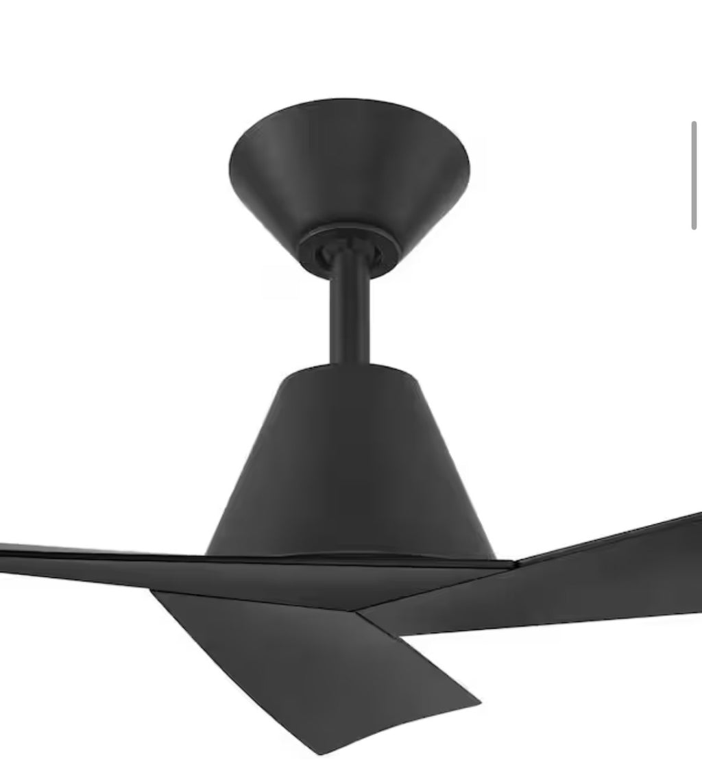 Easton 52 in. Indoor/Outdoor Black ceiling fan