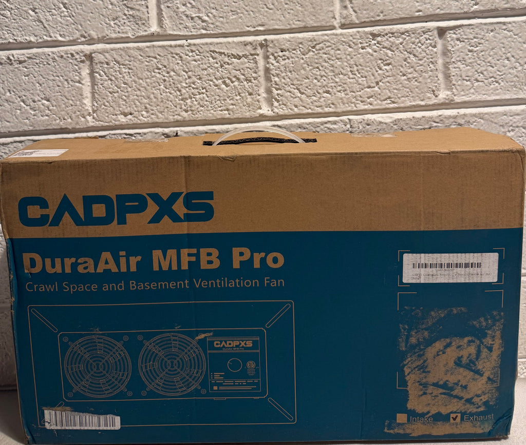 Crawl space and basement ventilation fan