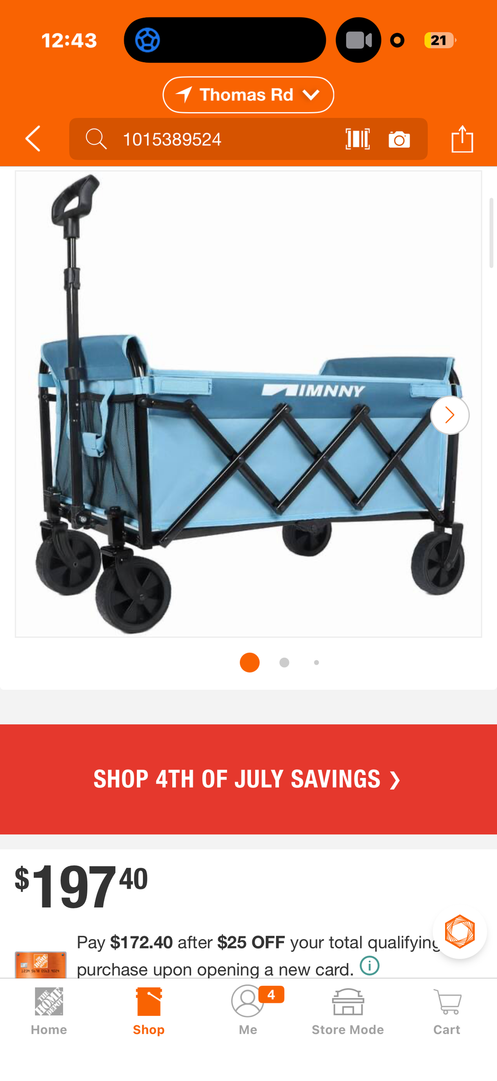Collapsible Wagon Garden Cart with Wheels
