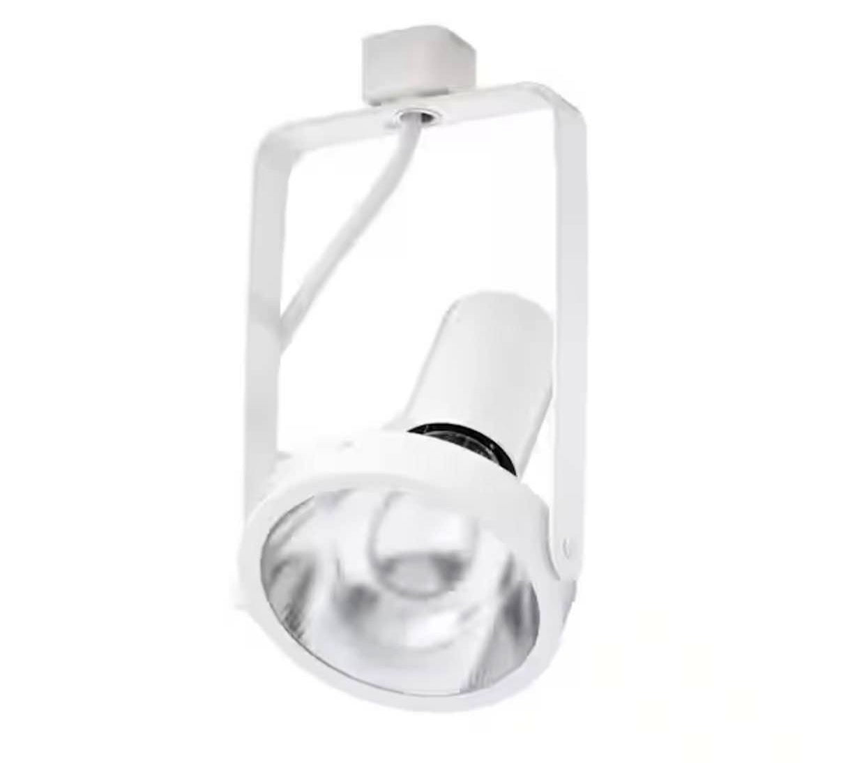 Trac-Lites White Open-Back Gimbal Light