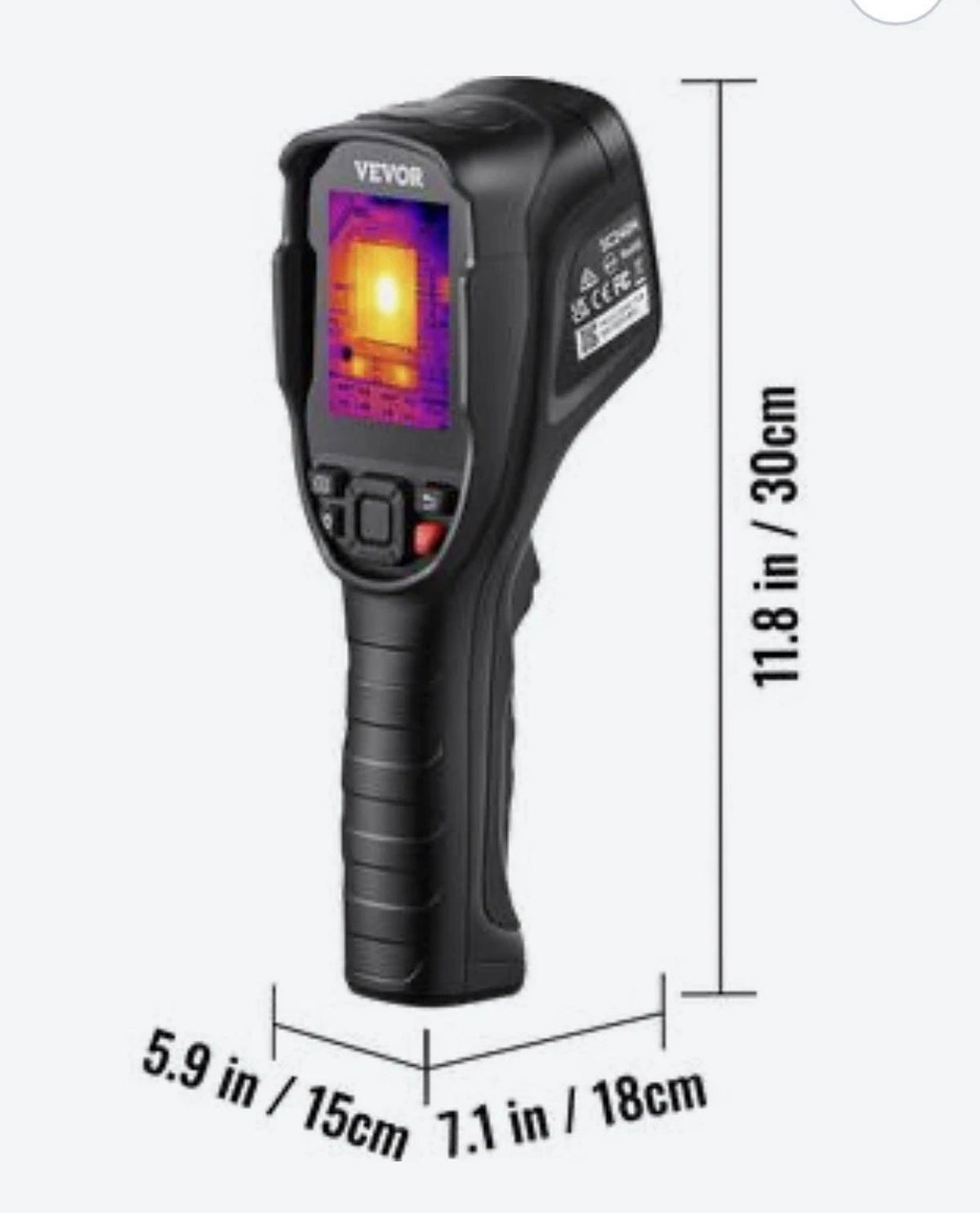 SC240N thermal imaging camera 320 x 240 Pixels Super Resolution