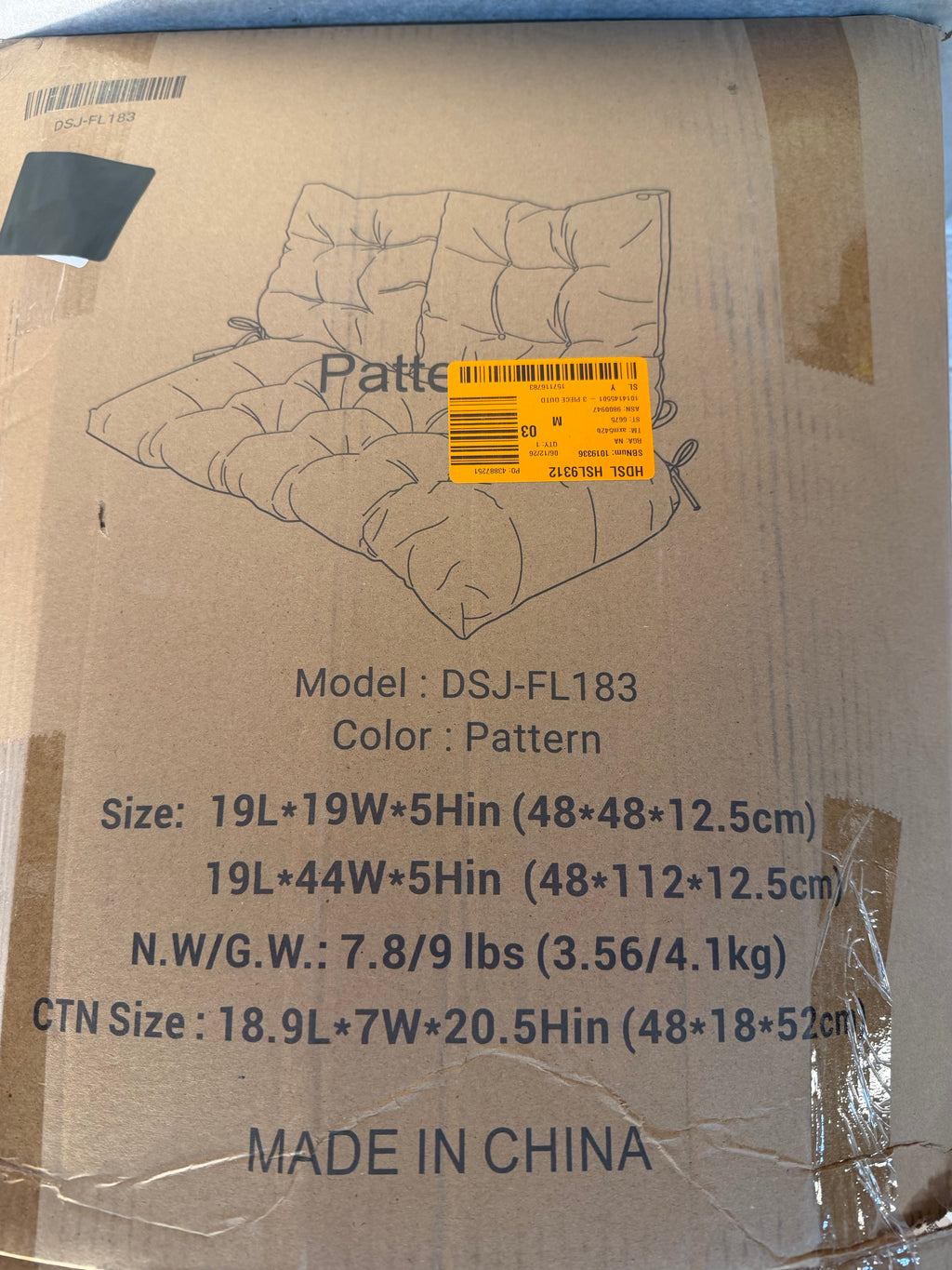 3 Piece Outdoor Loveseat Cushions