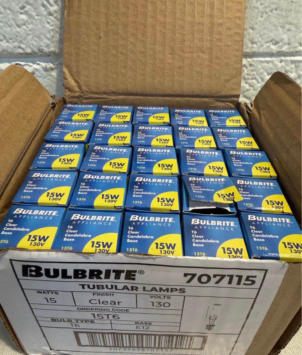 T6 Clear Dimmable (E12) Light Bulb