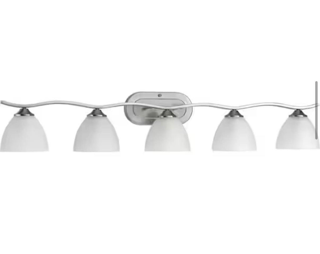 Laird Collection 41-5/8 in. 5-Light Brushed Nickel  vanity light