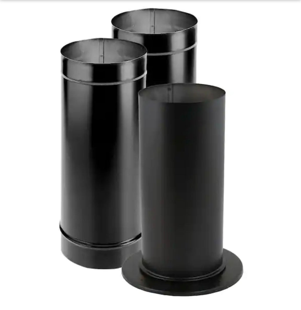 DuraBlack Stove Pipe 6in. Diameter Stovepipe Kit