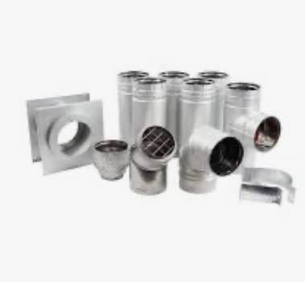 PelletVent for Multi-Fuel 3in. Diameter Horizontal Kit.