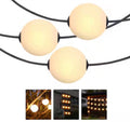 10-Light 28 ft Globe Bulb String Lights
