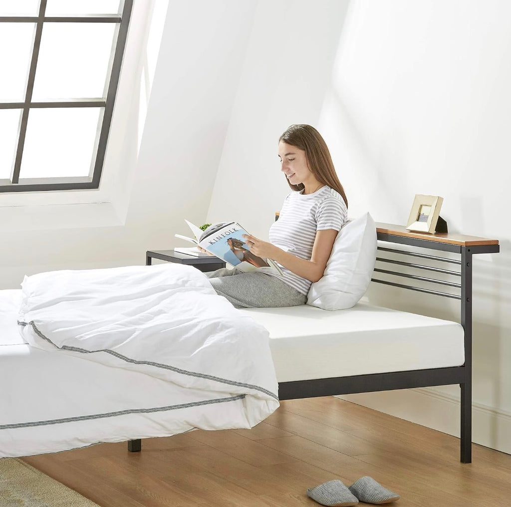Mellow HYLLE Metal Platform Bed Queen