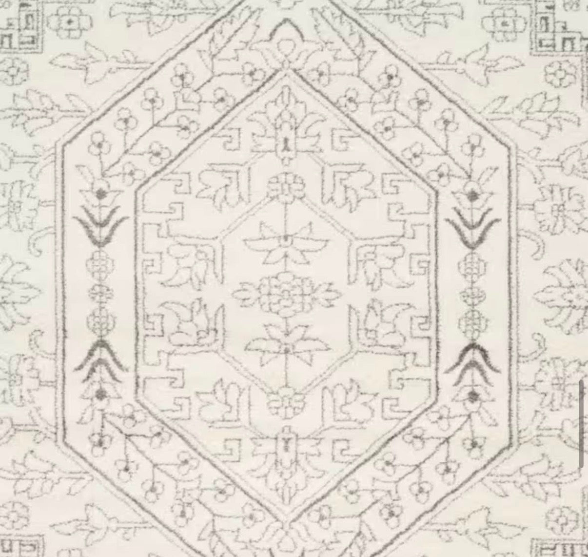 9' x 12' Area Rug Oriental Medallion Design