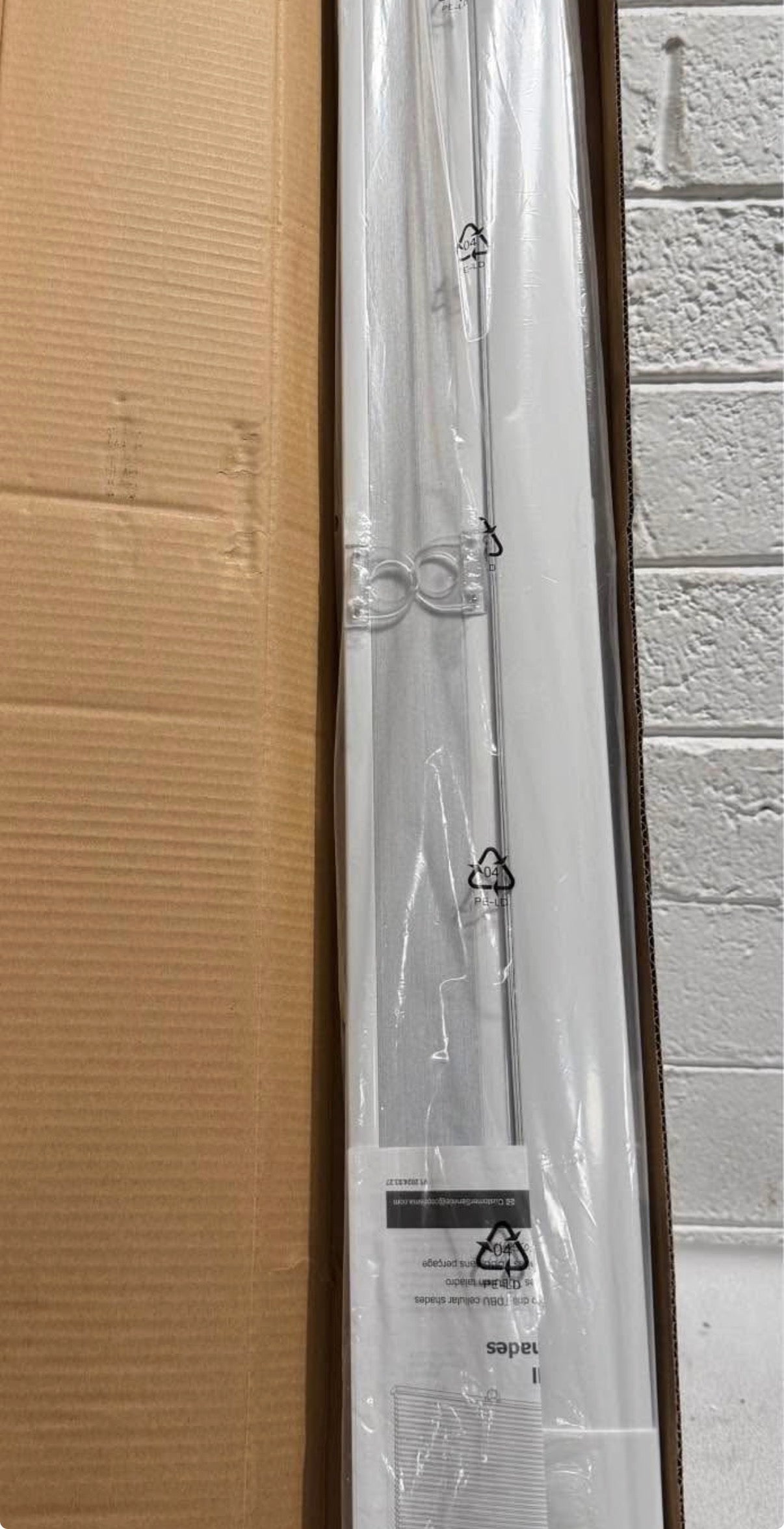LazBlinds No Tools No Drill Cordless Cellular Shades 36"x64"