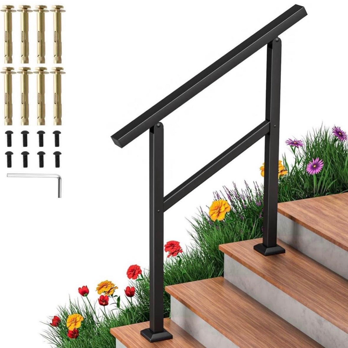 Handrails for Outdoor Steps Stair Railing