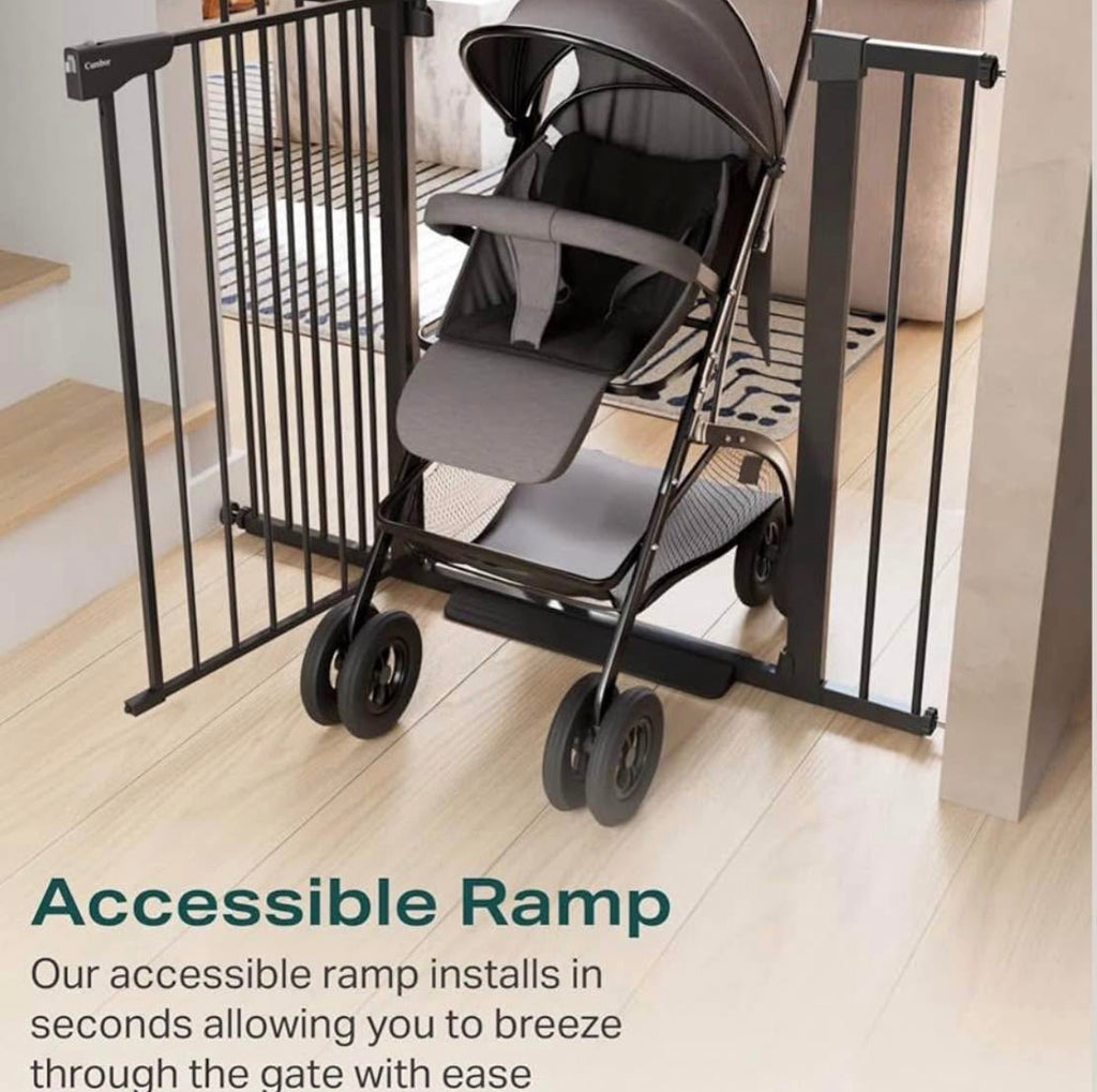 36" Extra Tall, 29.7-46" Wide Baby Gate for Stairs