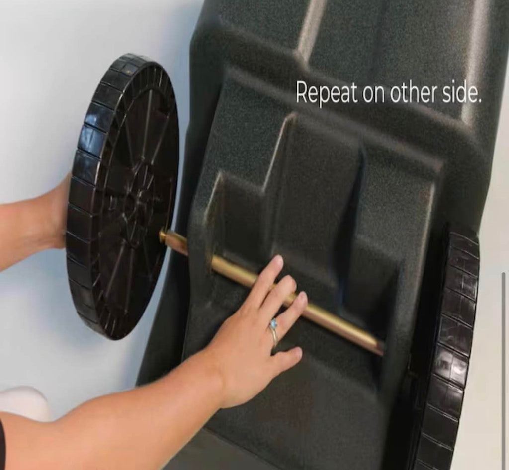 Replacement Wheel Kit for 96 Gallon Two Wheel Trash Can