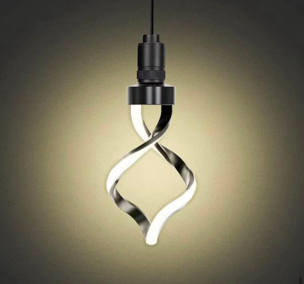 E26 LED Light Bulb Matte Black Finish Frosted