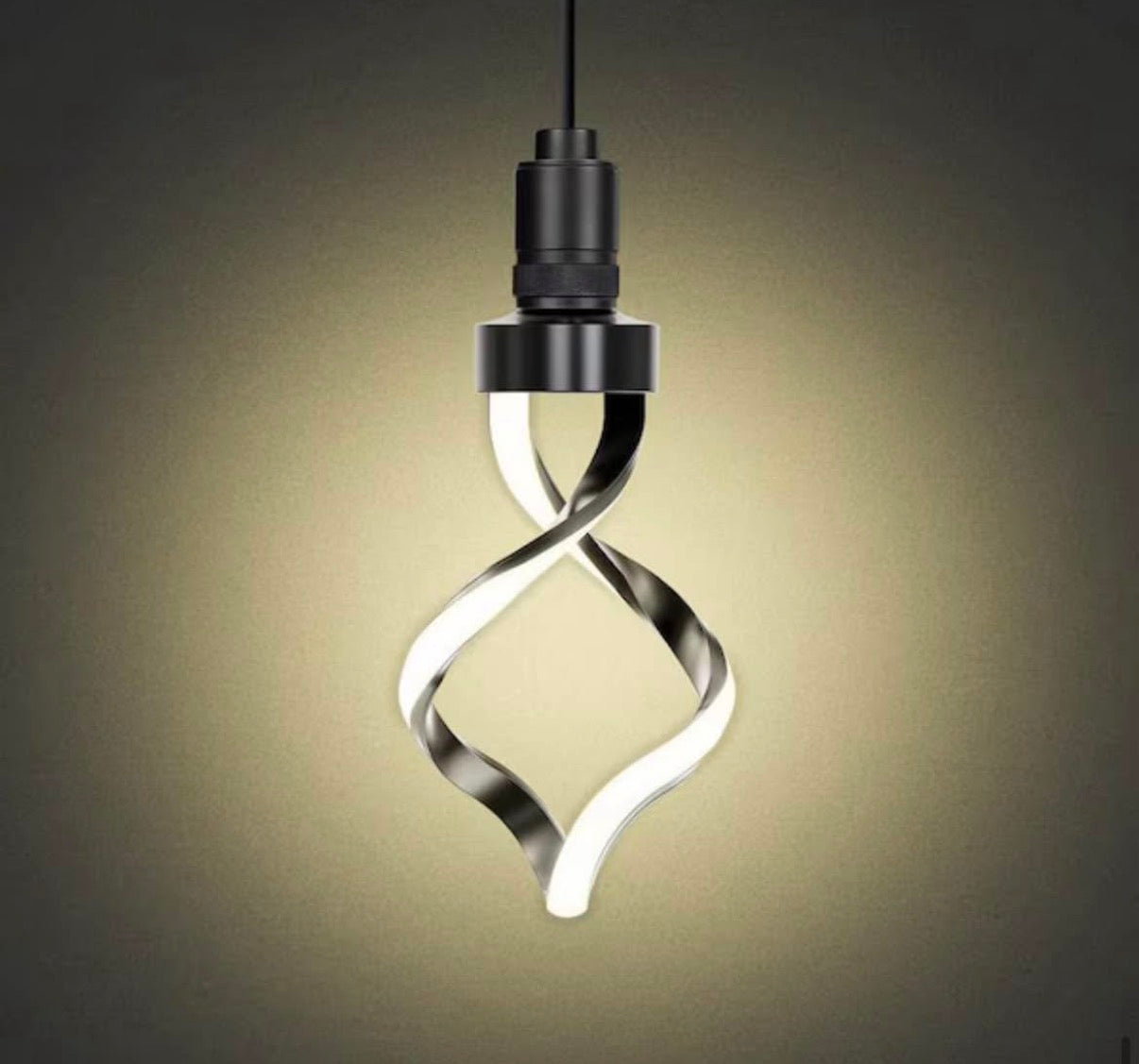 E26 LED Light Bulb Matte Black Finish Frosted