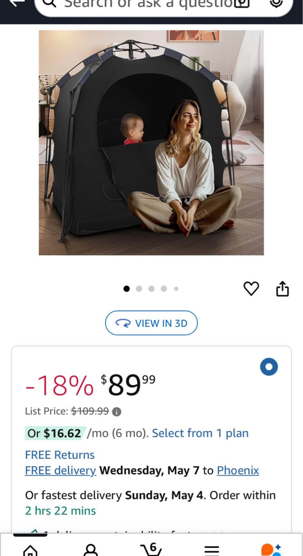 Privacy Tent Blackout Canopy