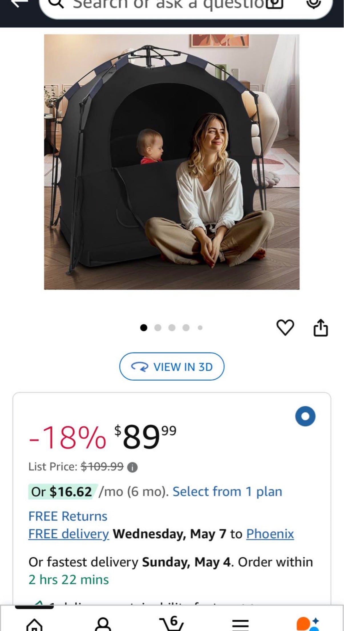 Privacy Tent Blackout Canopy