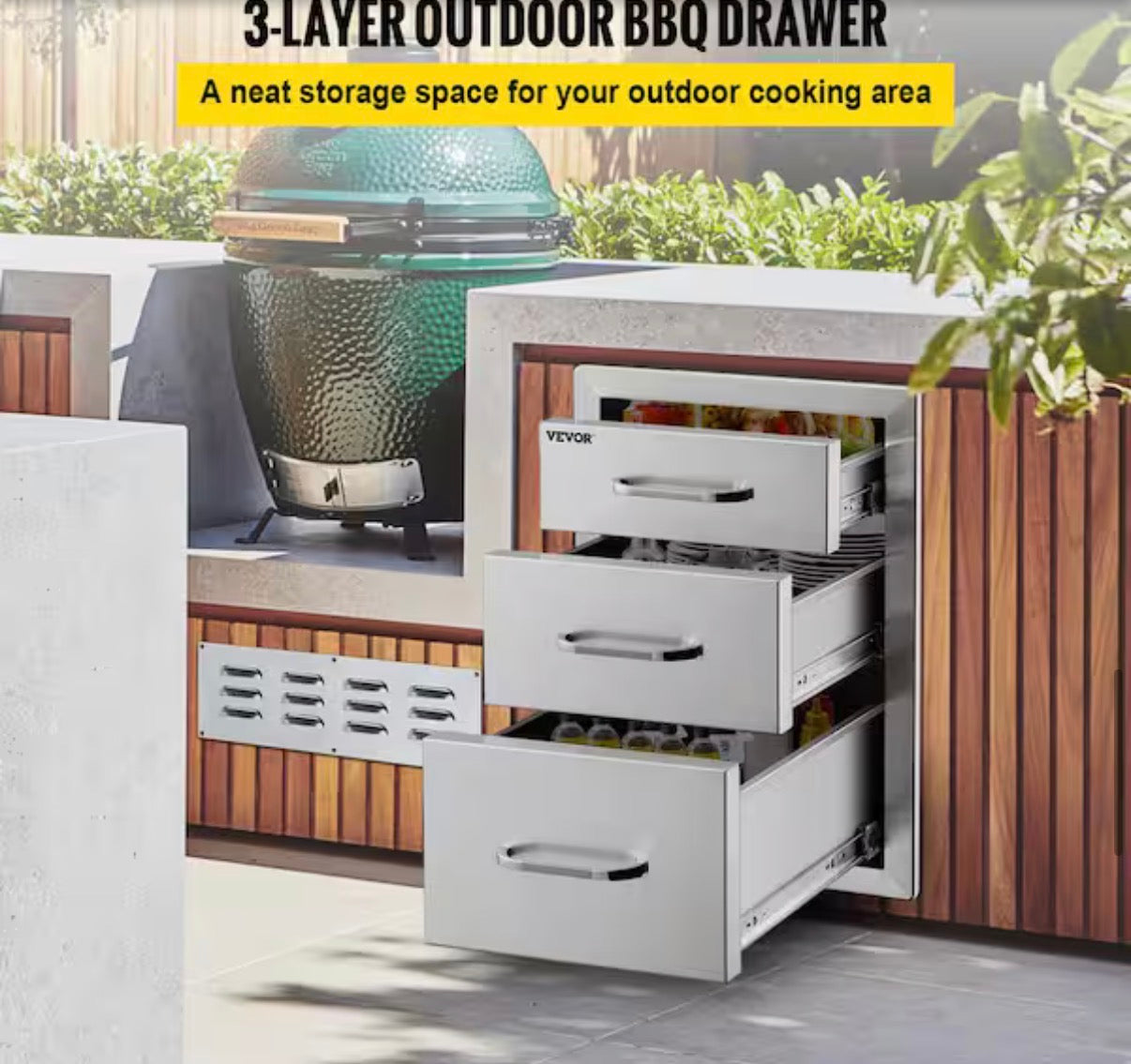 Outdoor Kitchen Drawers