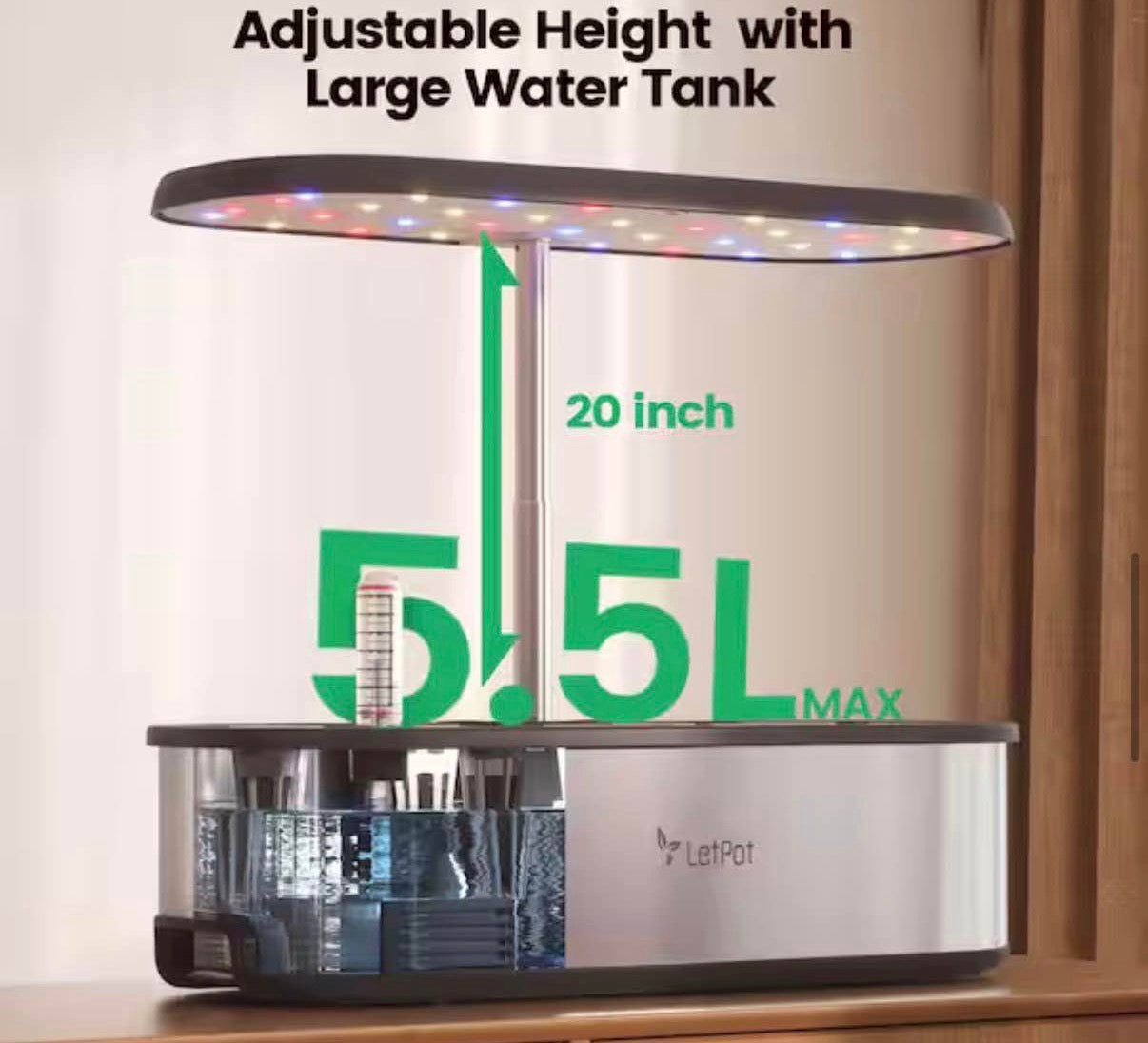 LetPot 5.5L Smart Indoor Garden Hydroponics Growing System