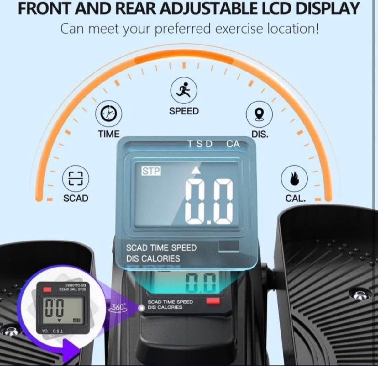 Under Desk Bike Pedal Exerciser