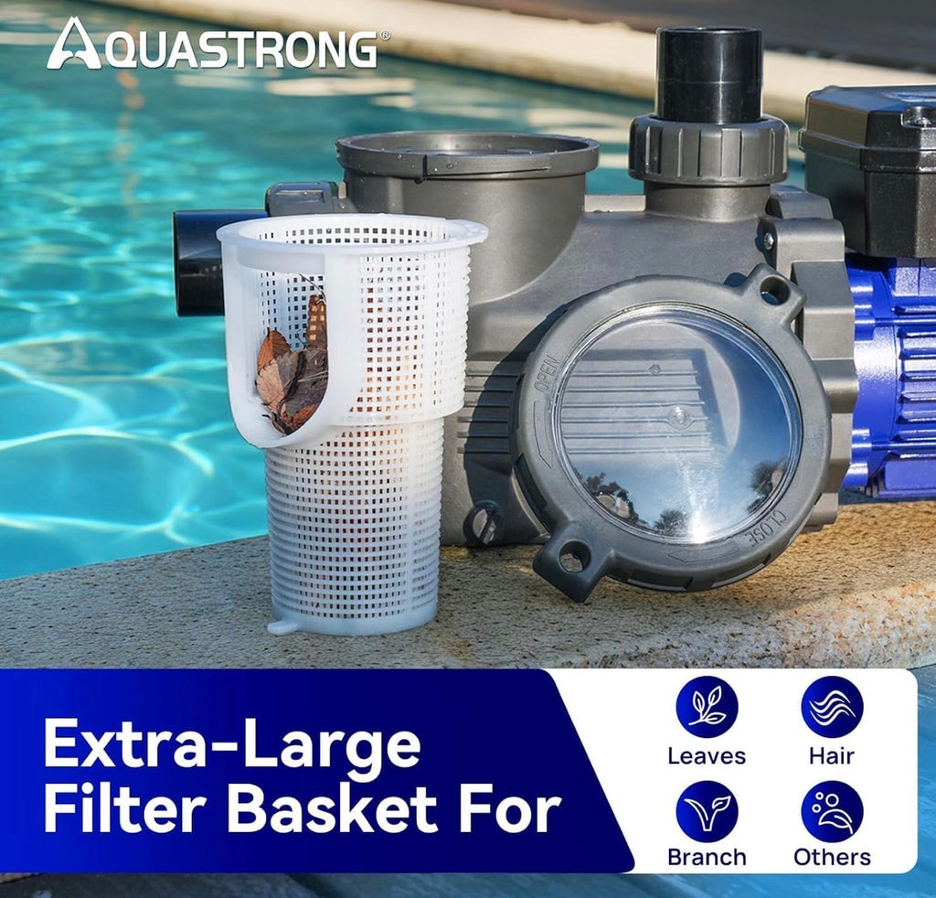2HP In/Above Ground Pool Pump Dual Speed