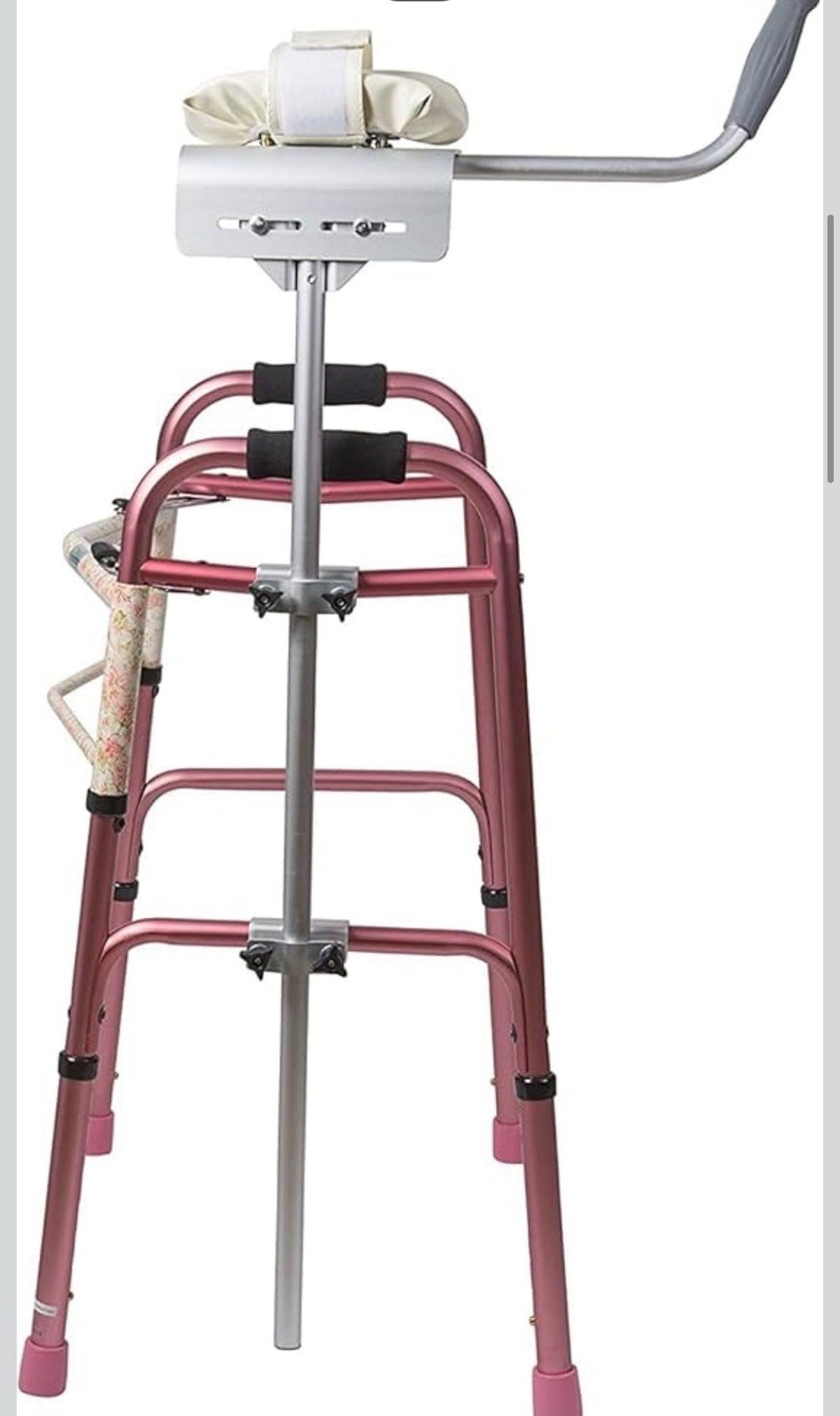Walker Platform Attachment With Adjustable Padded Cuff