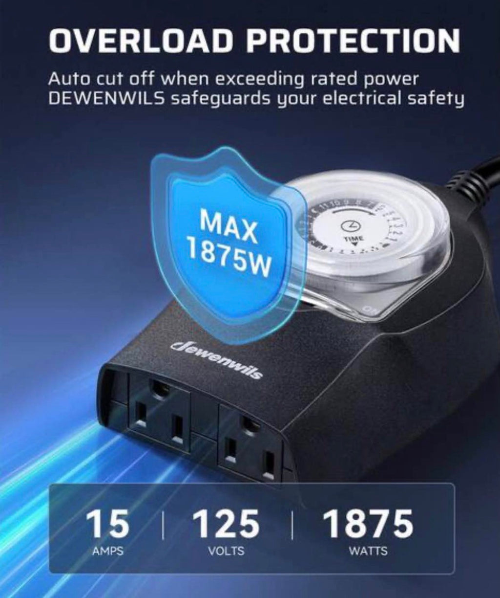 24-Hour Outdoor Mechanical Light Timer