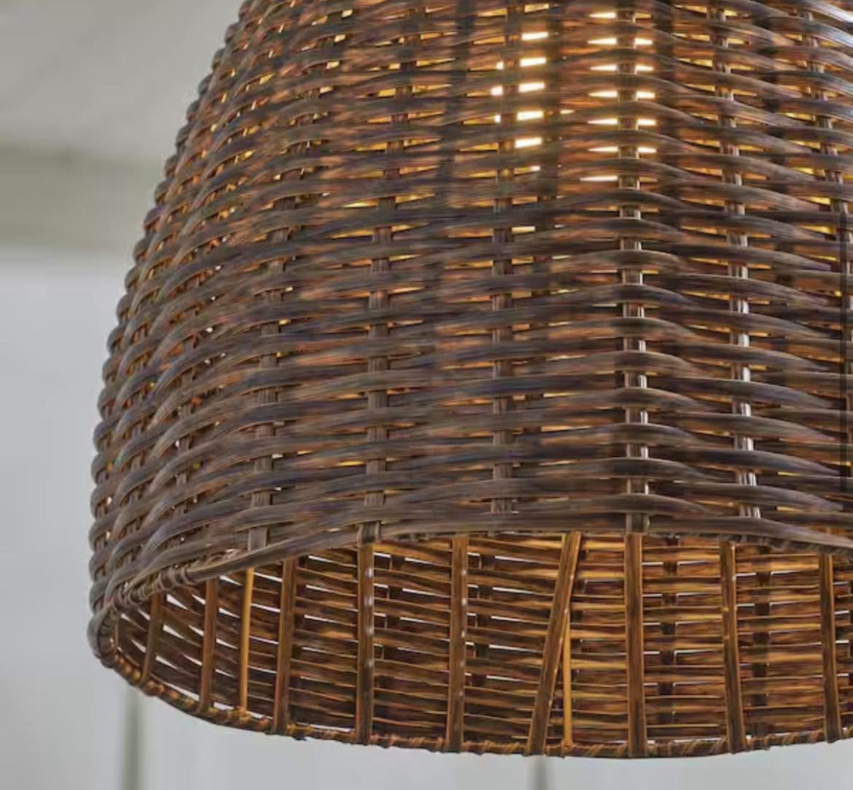 16 in. 1-Light Outdoor Hanging Light Pendant