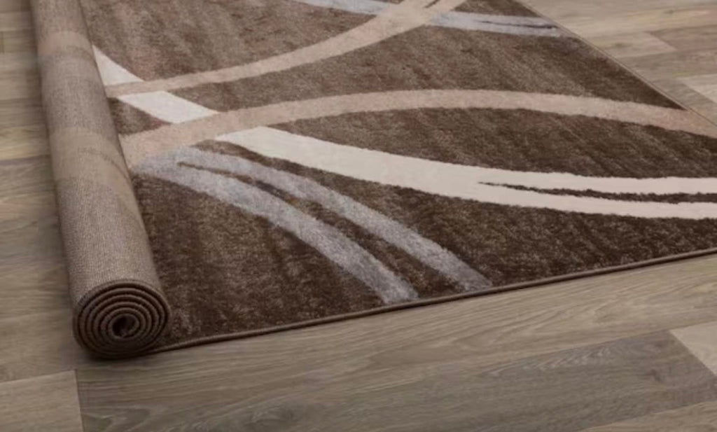 Modern Abstract Circles 5x7 Ft Area Rug
