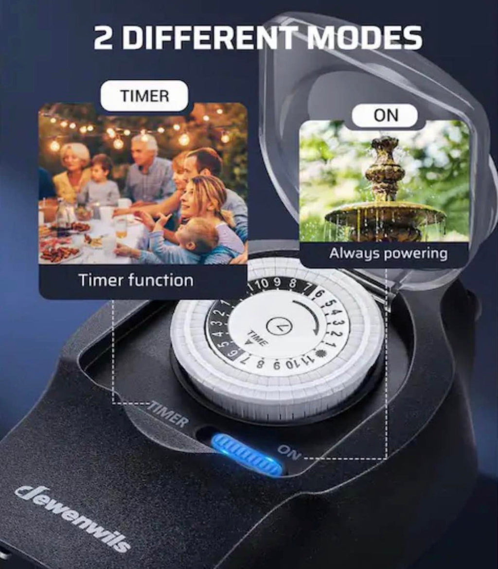 24-Hour Outdoor Mechanical Light Timer