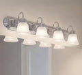 30 in. 4-Light Chrome Traditional Bathroom Vanity Light