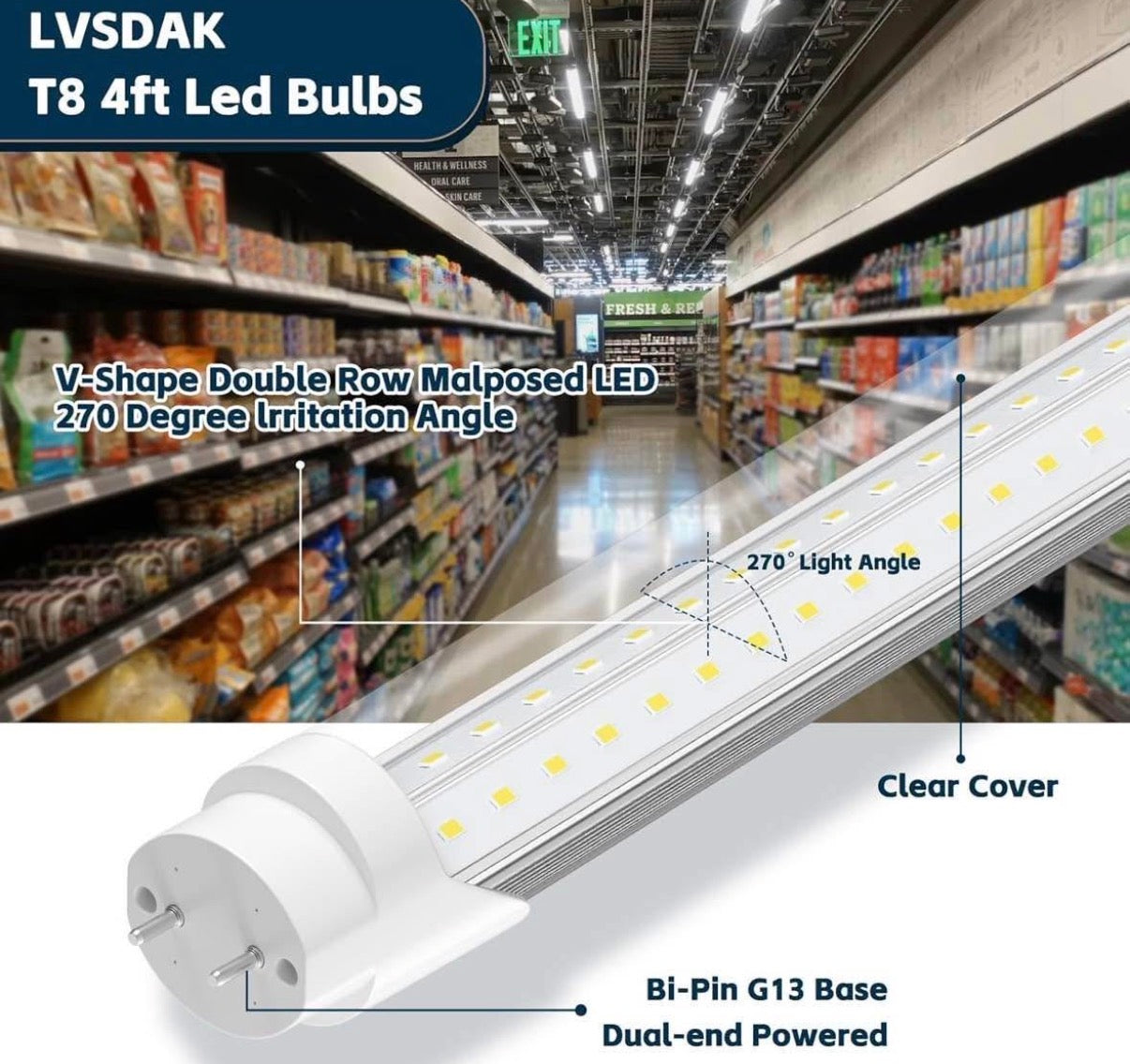 T8 Led Bulbs 4 Foot