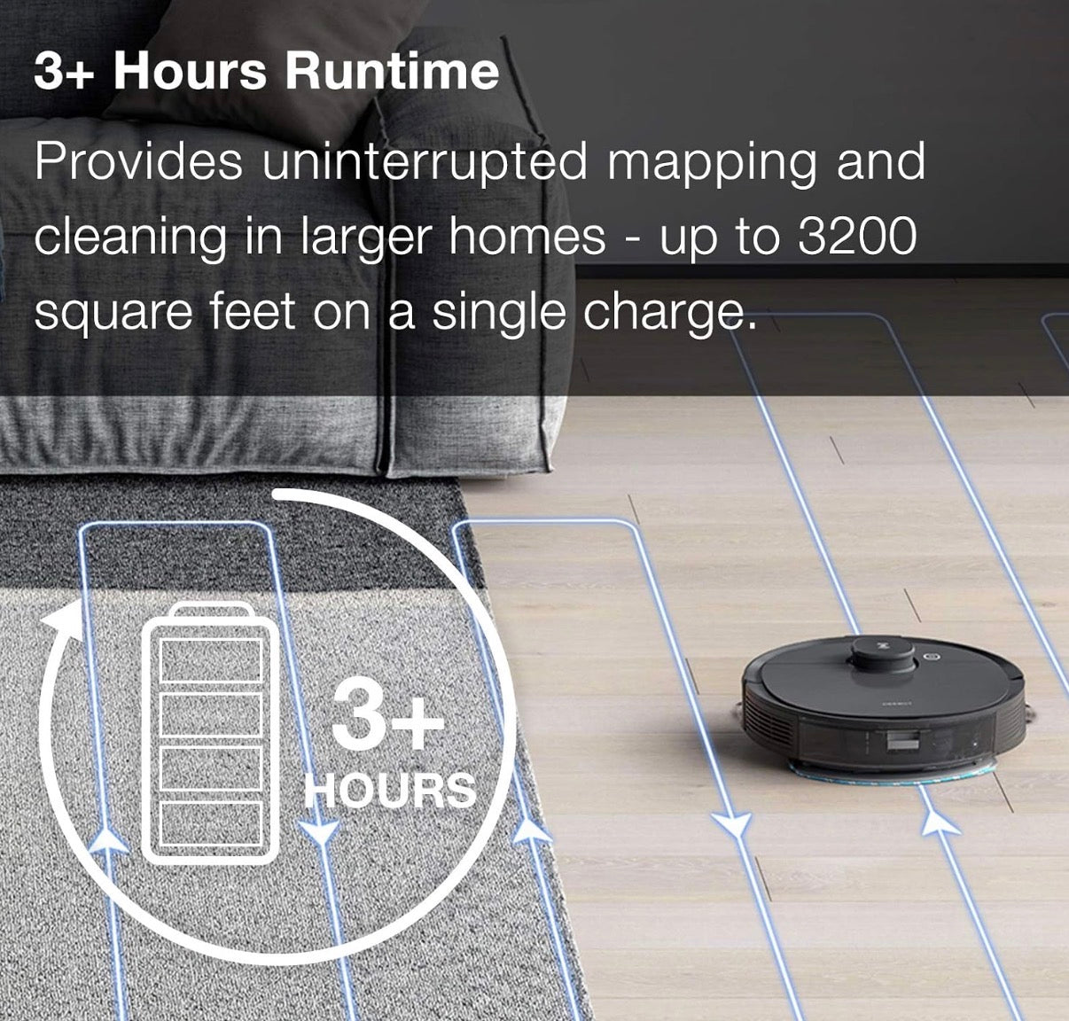 ECOVACS Deebot Ozmo T8 AIVI Robot Vacuum Cleaner & Mop(used)