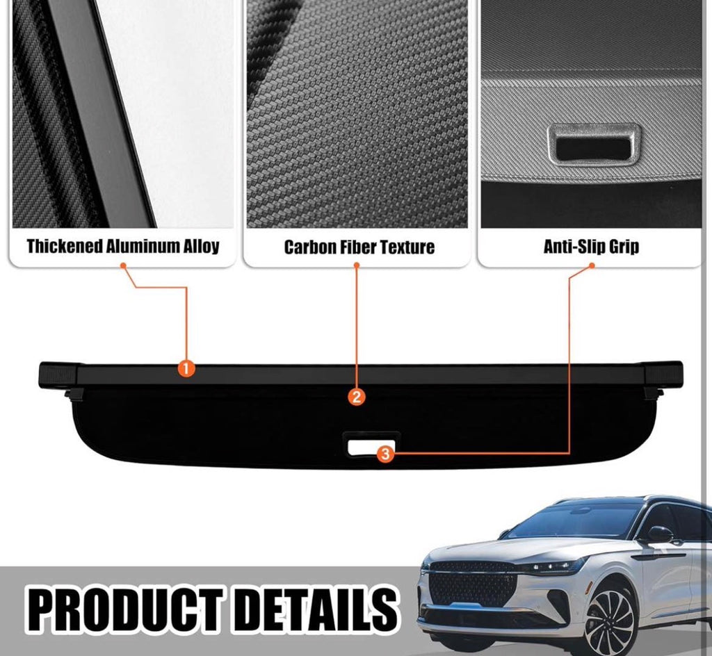 Cargo Cover for 2025 2024 Lincoln Nautilus