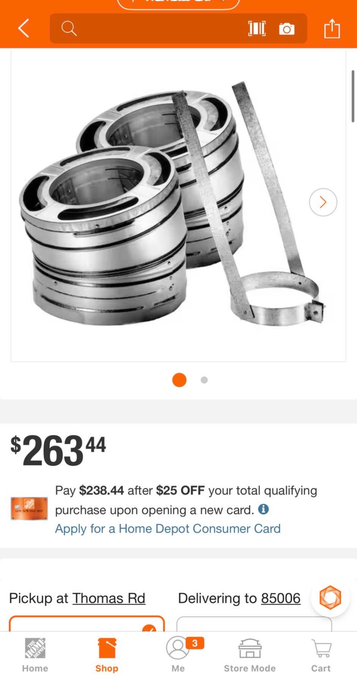 All-Fuel Chimney 6in. Diameter 30 Degree Elbow Kit