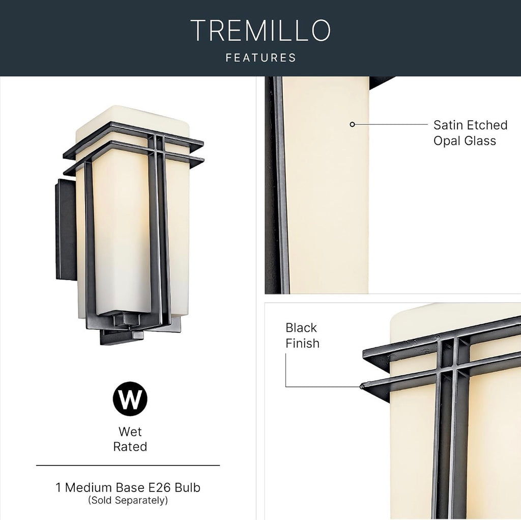 Kichler Tremillo Outdoor Wall Sconce Light