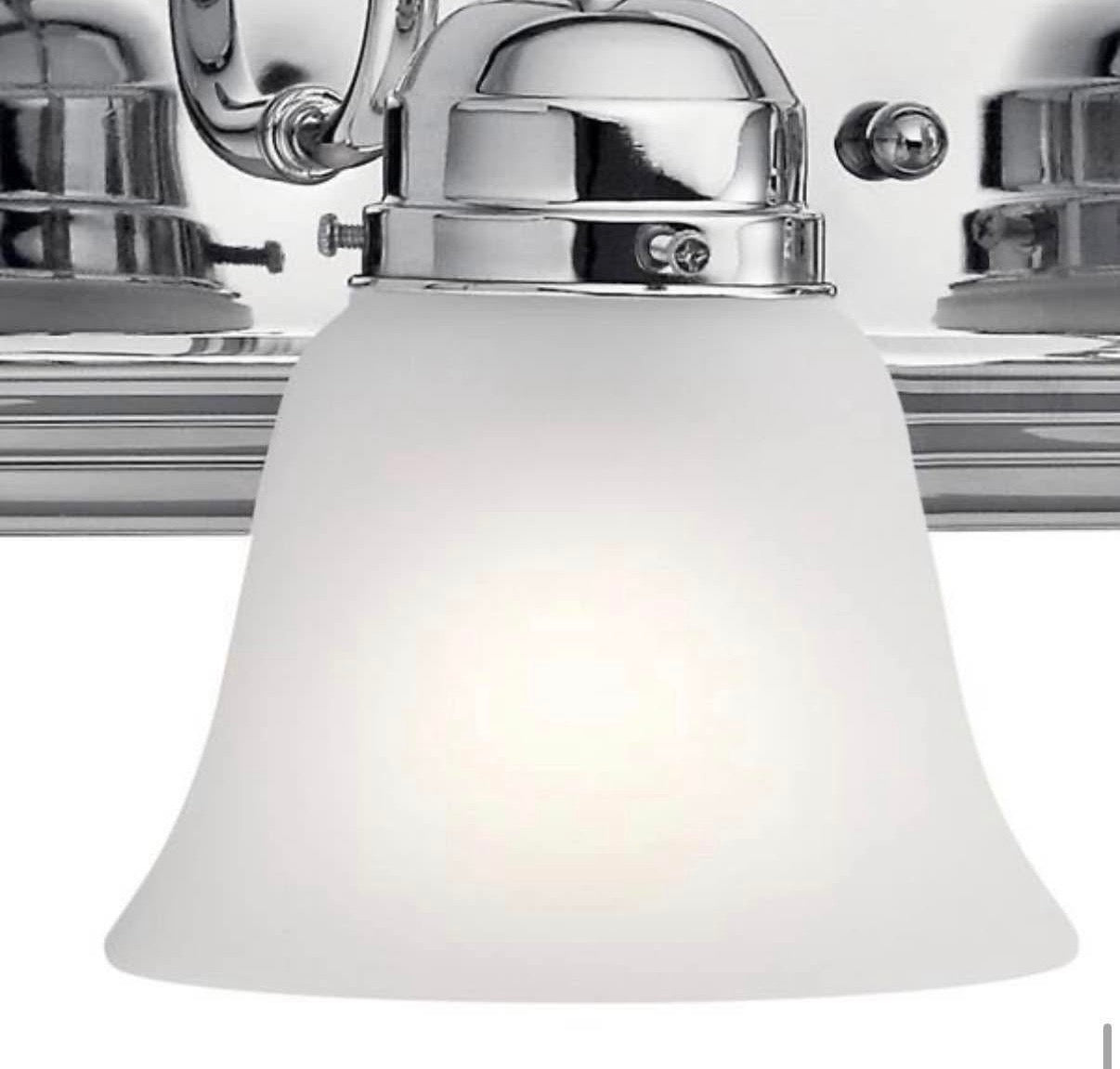 30 in. 4-Light Chrome Traditional Bathroom Vanity Light