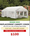 Replacement Canopy Tent Cover and side walls