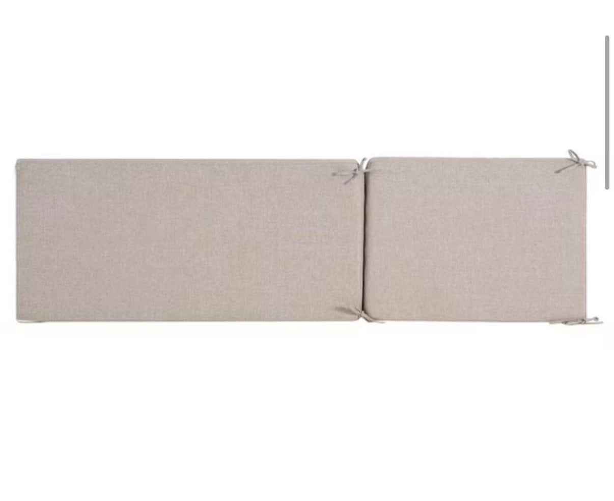 Noah 75 in. x 23 in. Patio 1-Piece Outdoor Chaise Lounge Cushion