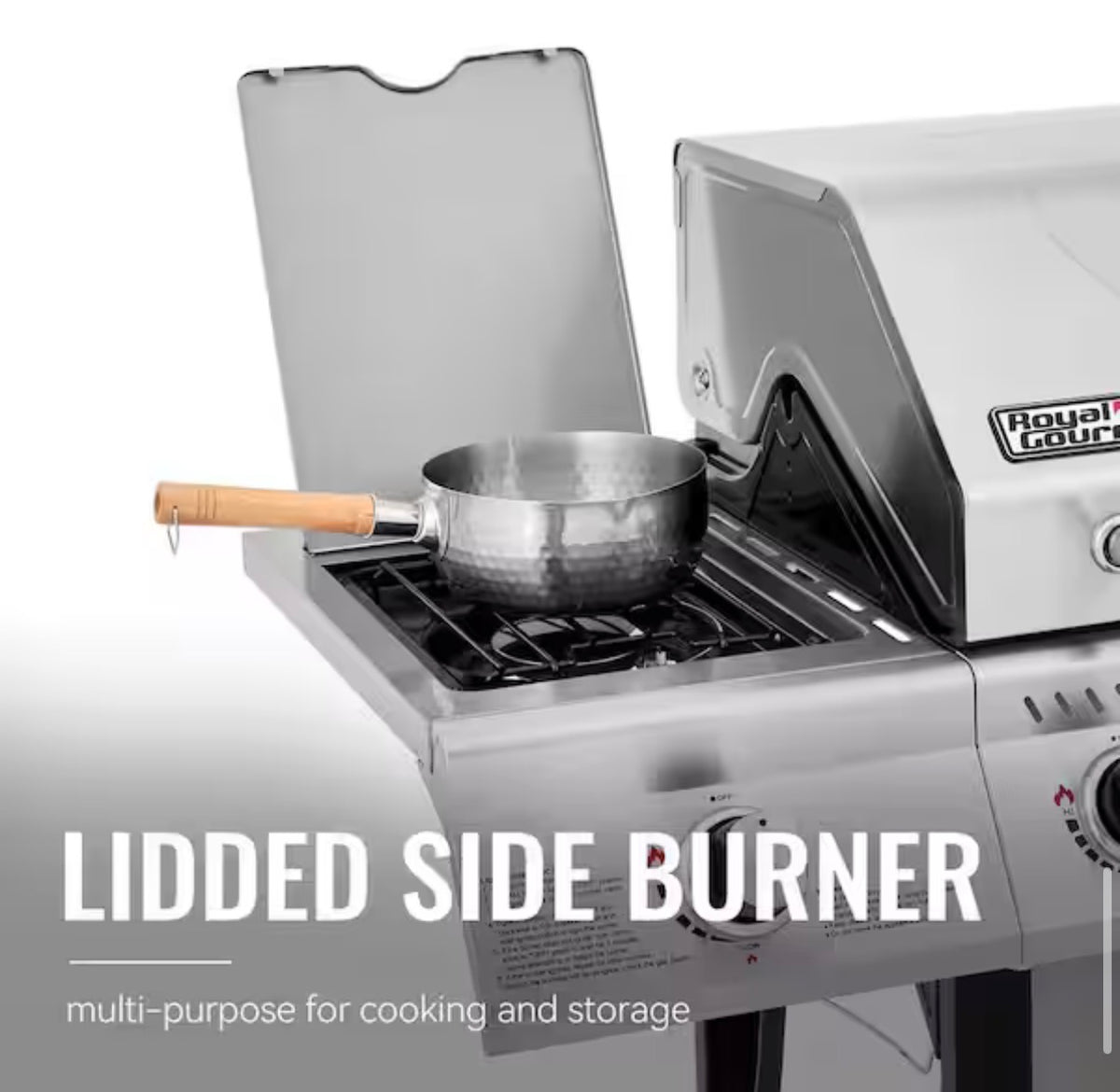 5-Burner BBQ Liquid Propane Gas Grill with Side Burner