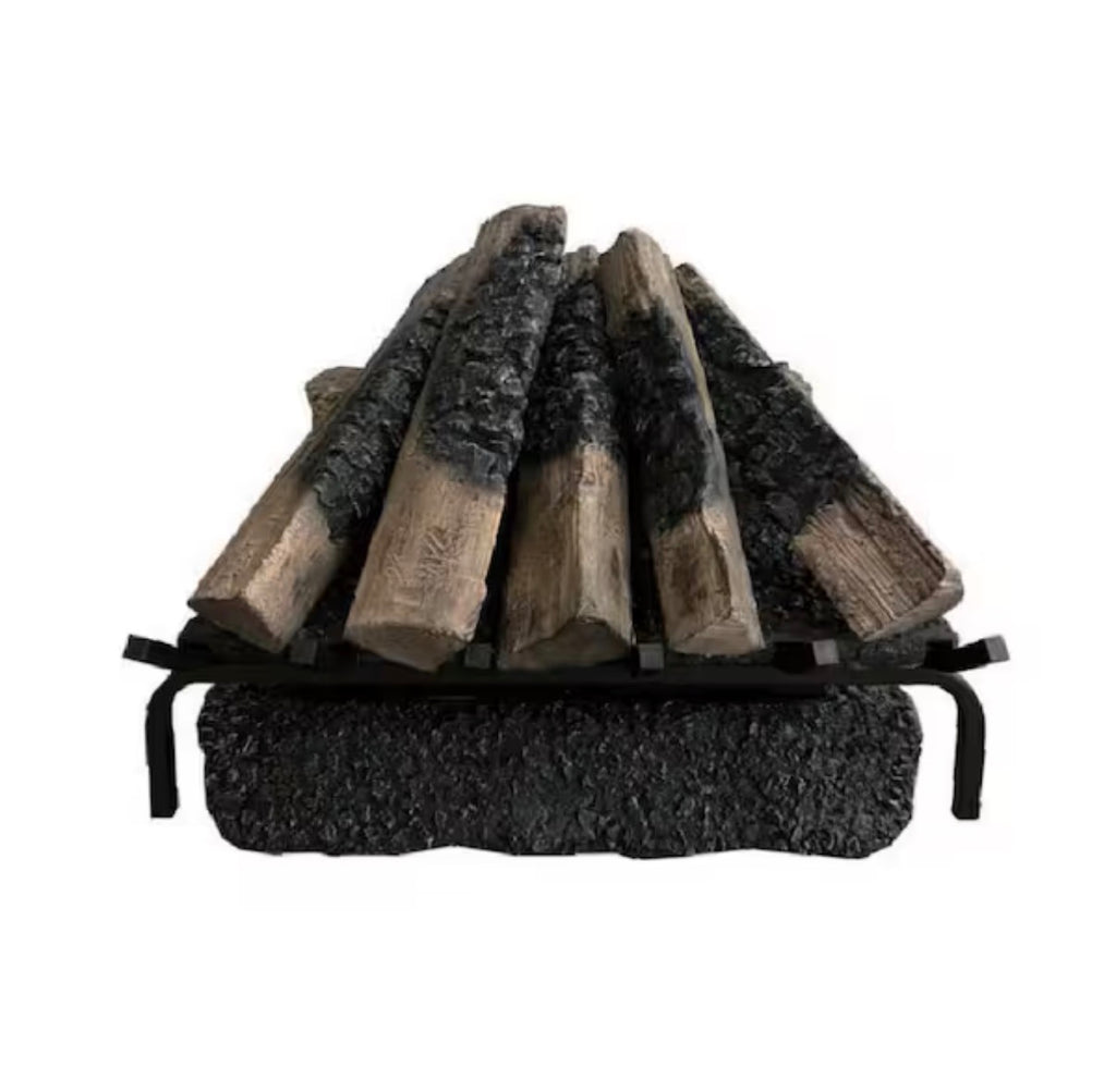 Free Stack 25 in. Crackling Electric Fireplace