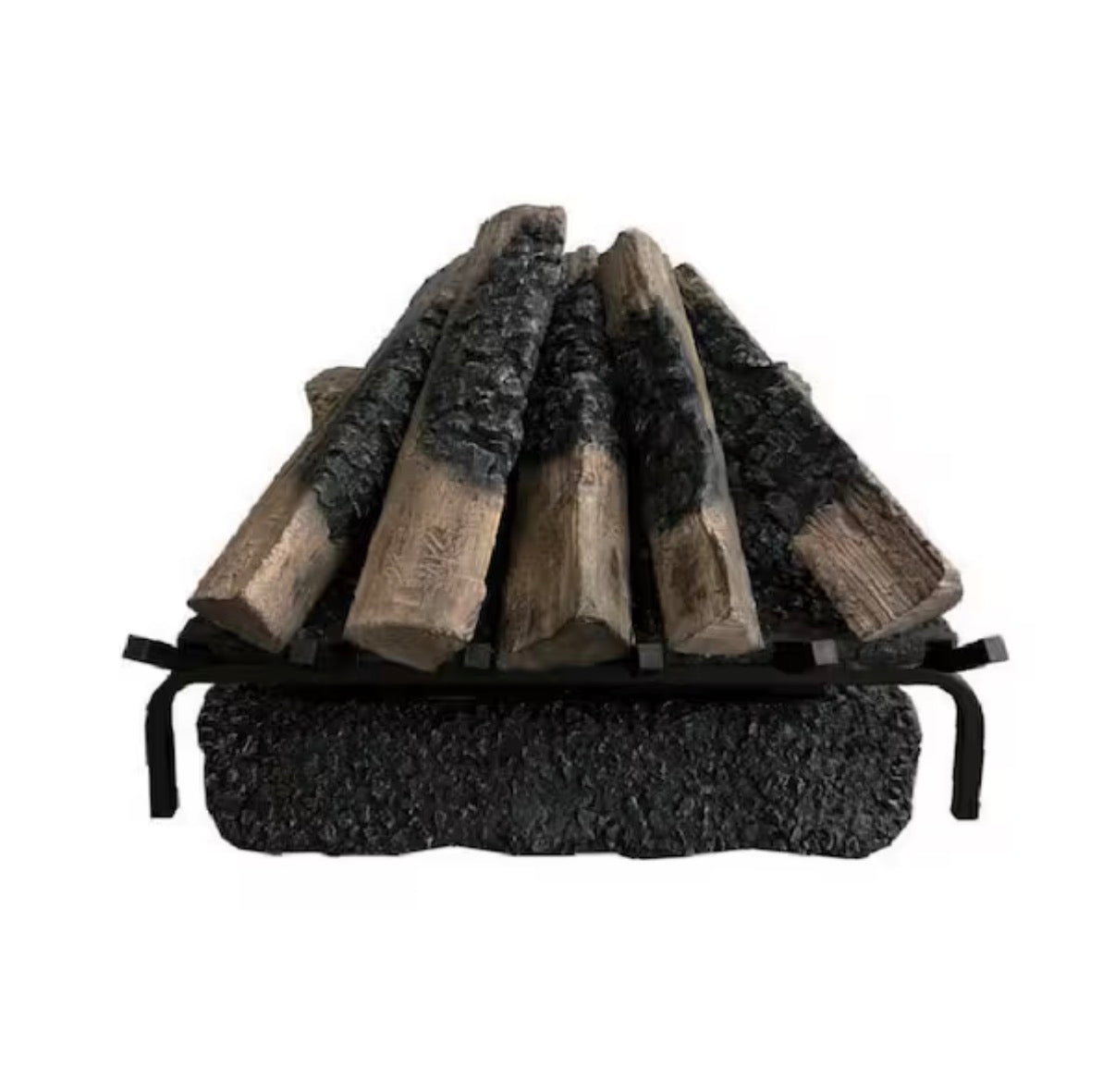 Free Stack 25 in. Crackling Electric Fireplace