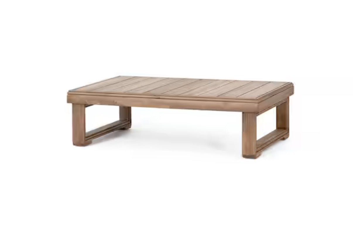 Kashton Brown Wash Outdoor Patio Coffee Table