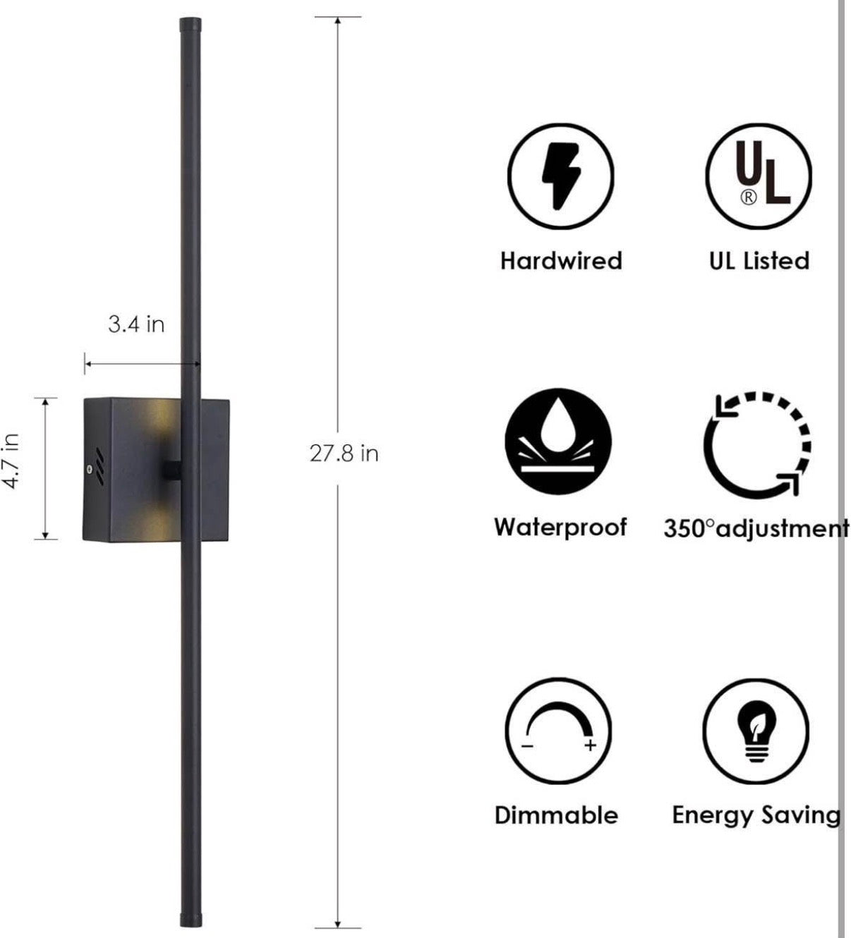 Modern Wall Sconces Set of Two