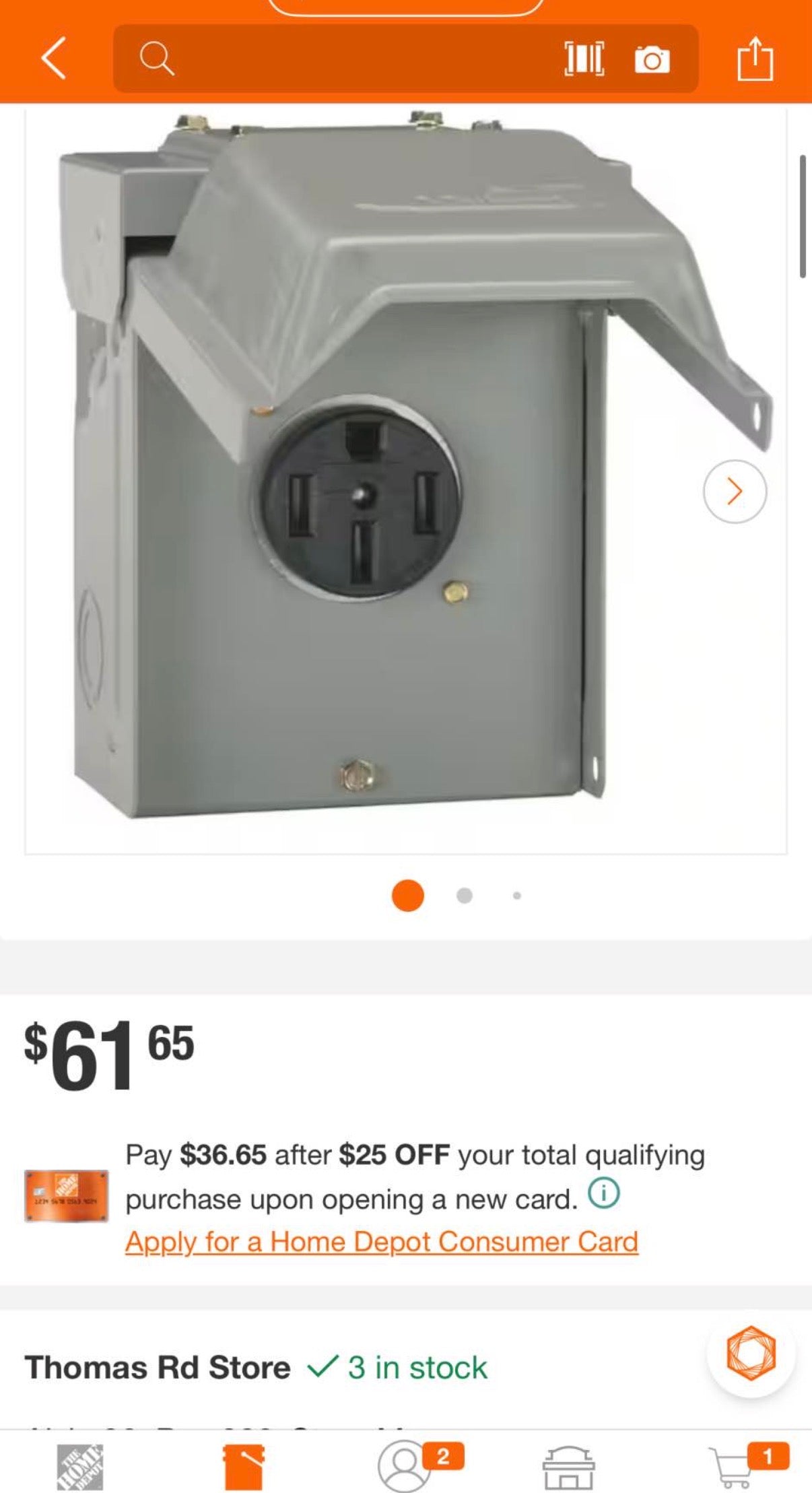 50 Amp Temporary RV Power Outlet